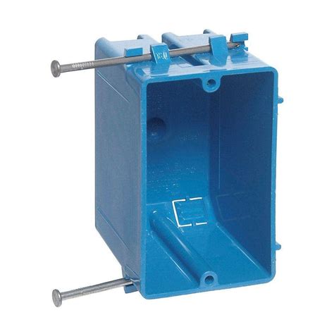 blue electrical box home depot|blue plastic electrical boxes.